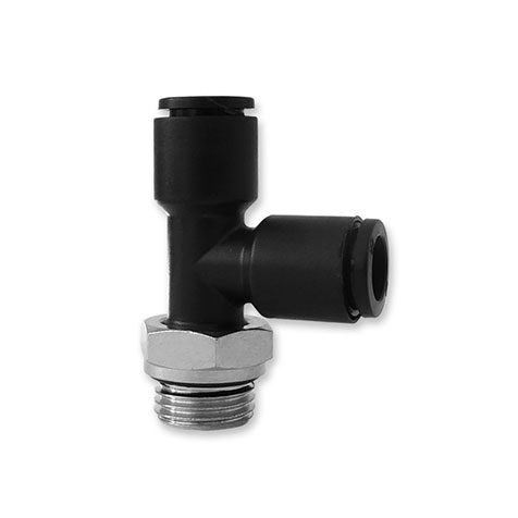 Raccordo a T laterale girevole