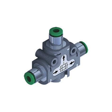 Valvola selettrice di circuito AND